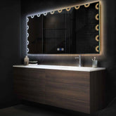 LED Spiegel Rechteckig | Touch-Schalter | Anti-Beschlag-Funktion | Einstellbare Farbtemperatur - Reyze Seria Edge Model 4